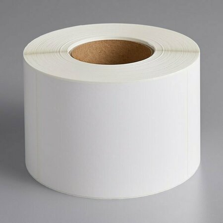 LAVEX 4'' x 6'' Blank White Direct Thermal Permanent Label Roll, 4PK 3234X6DT3CWH